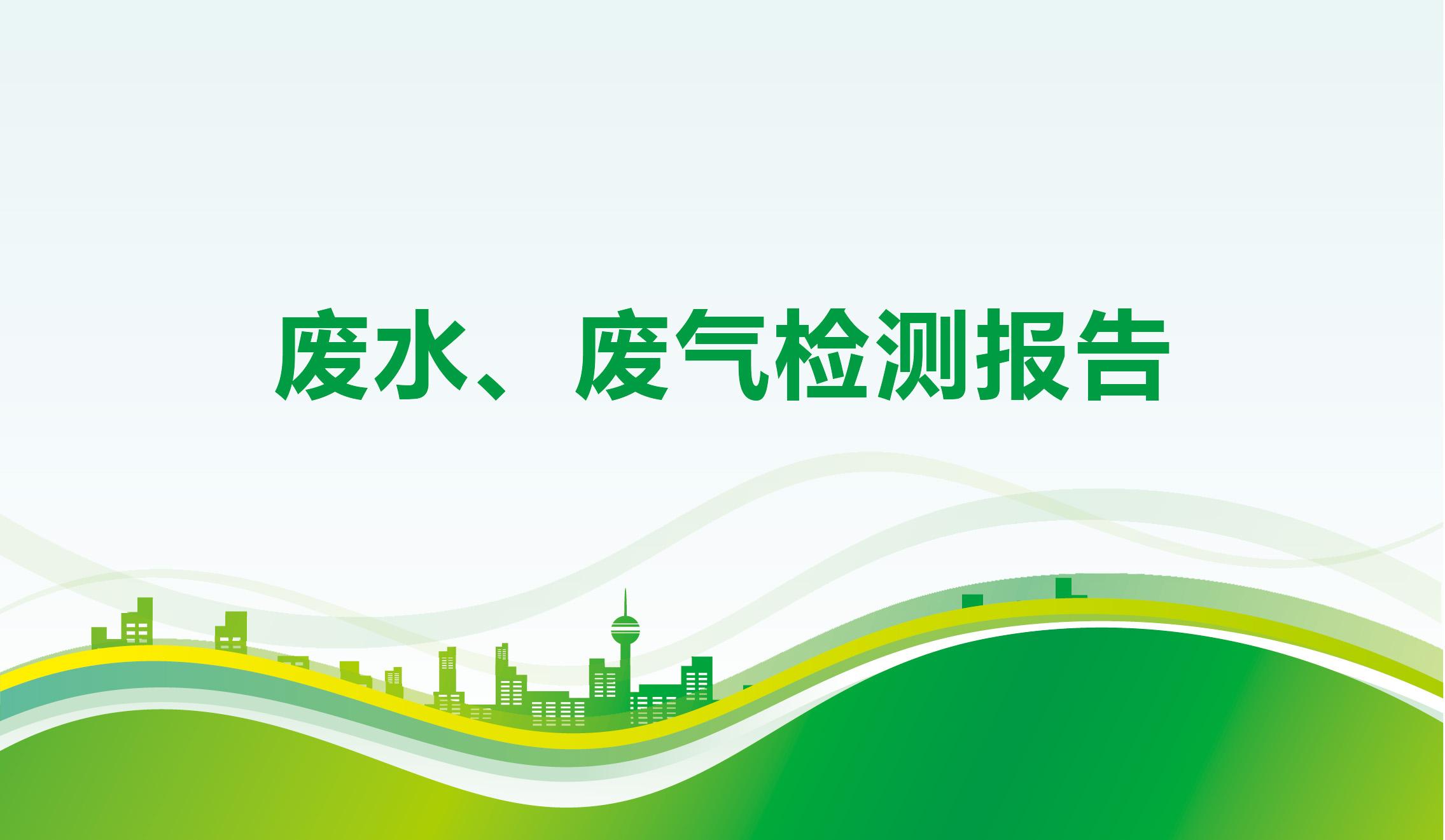 废水、废气检测报告-海一